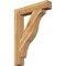 Ekena Millwork Funston Block Rough Sawn Bracket, Western Red Cedar, 6"W x 36"D x 48"H BKT06X36X48FST05RWR - alternate 1